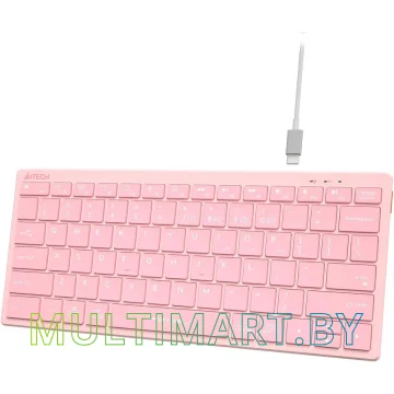 Клавиатура A4Tech Fstyler FBX51C (розовый) картинка 5